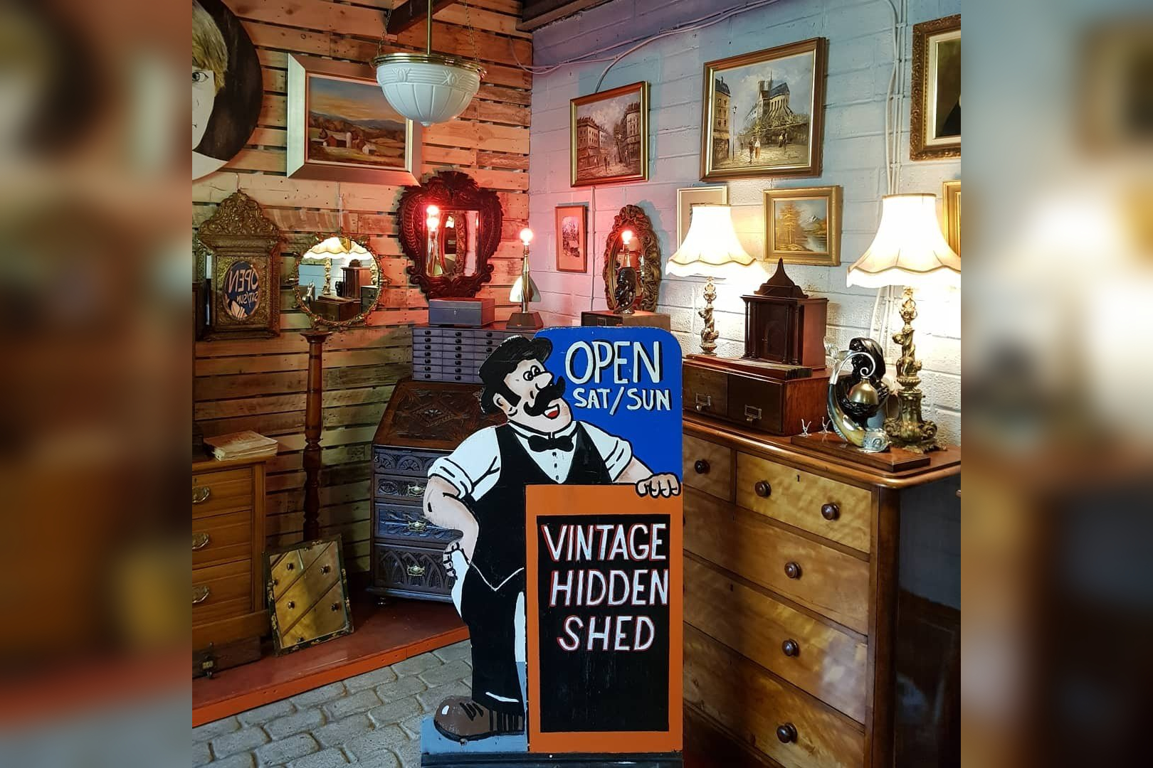 Vintage Hidden Shed