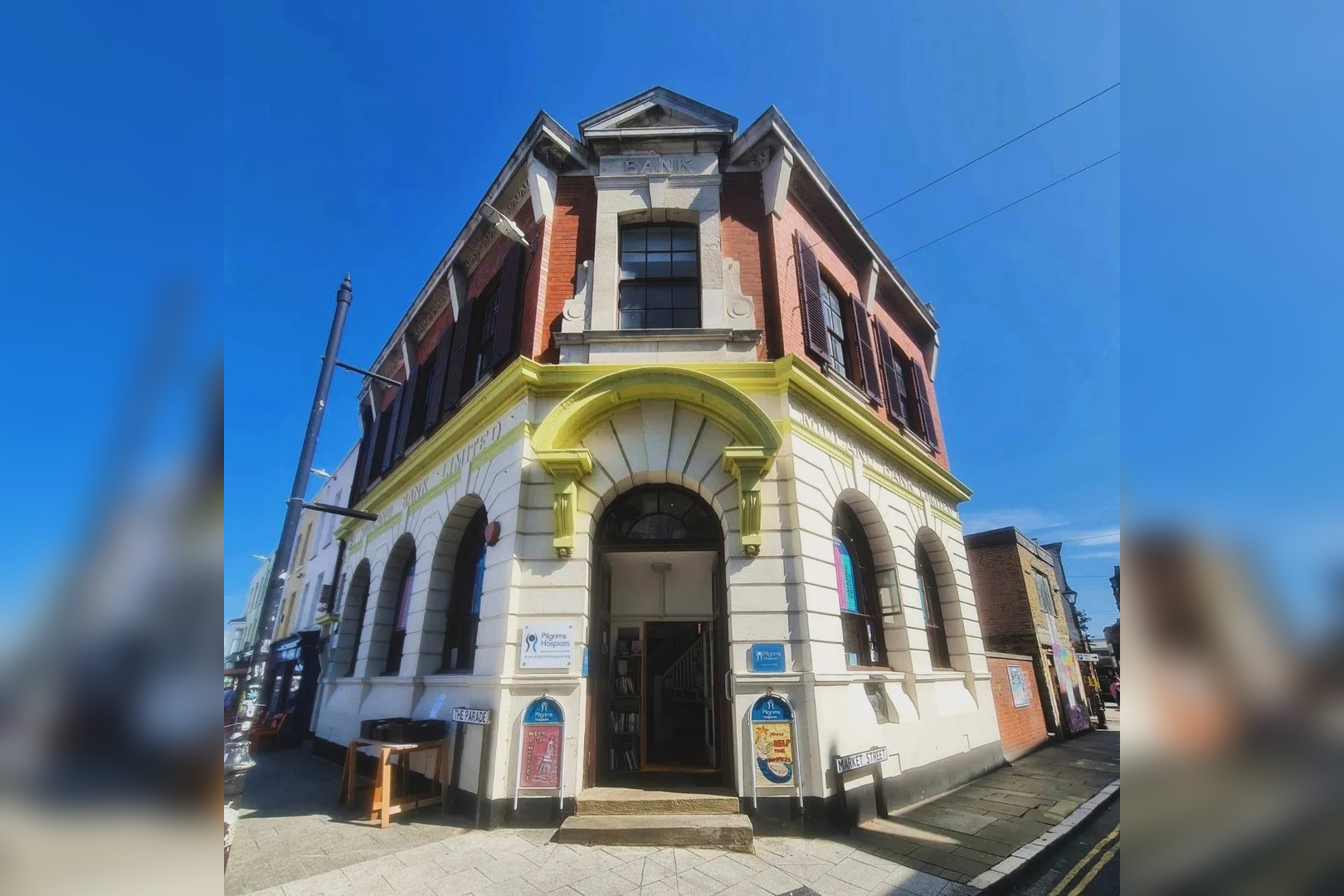 The Old Bank Bookshop - Pilgrims Hospices in Margate