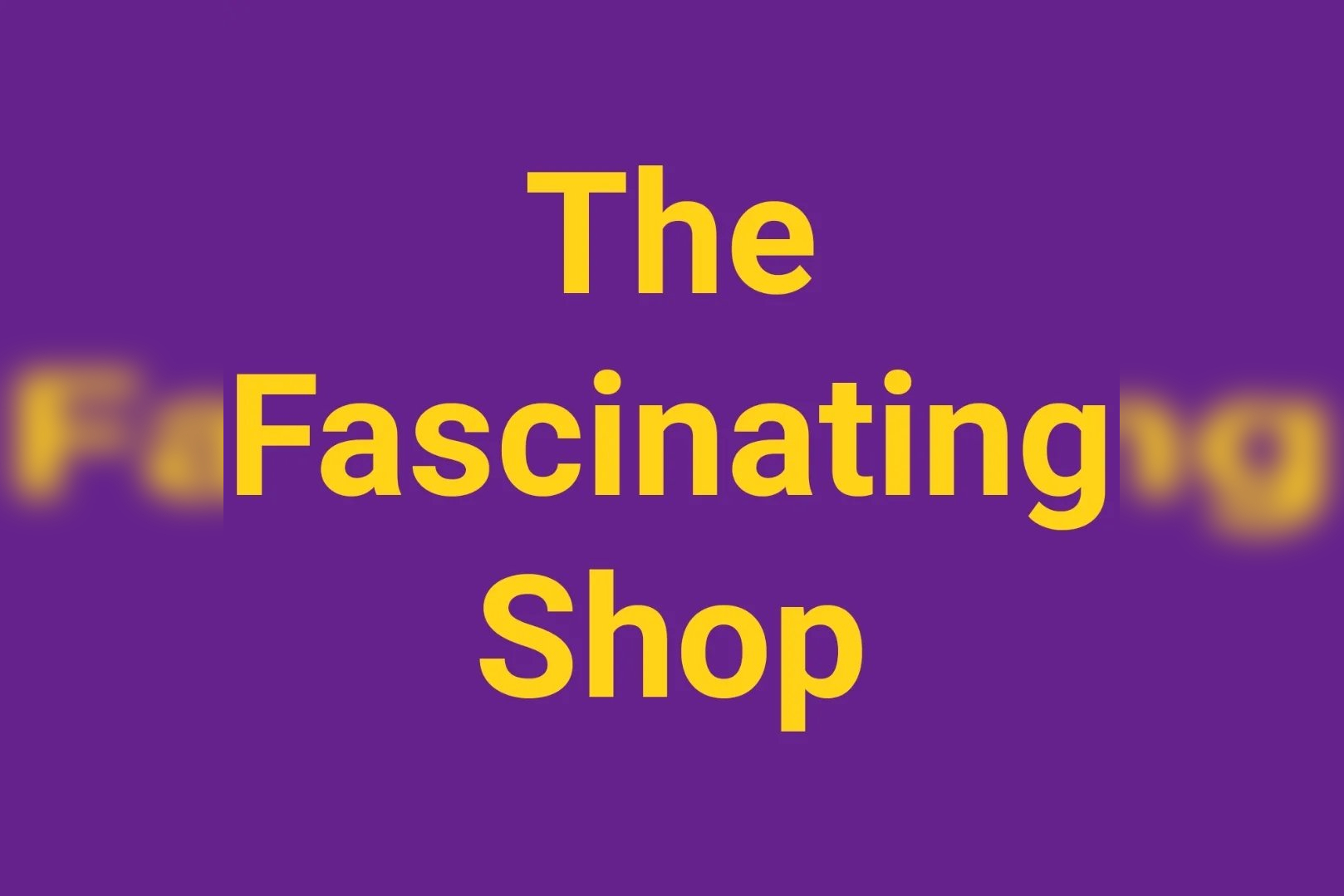 The Fascinating Shop in Widnes