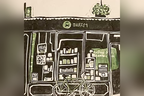 Oxfam Bookshop in Leamington Spa
