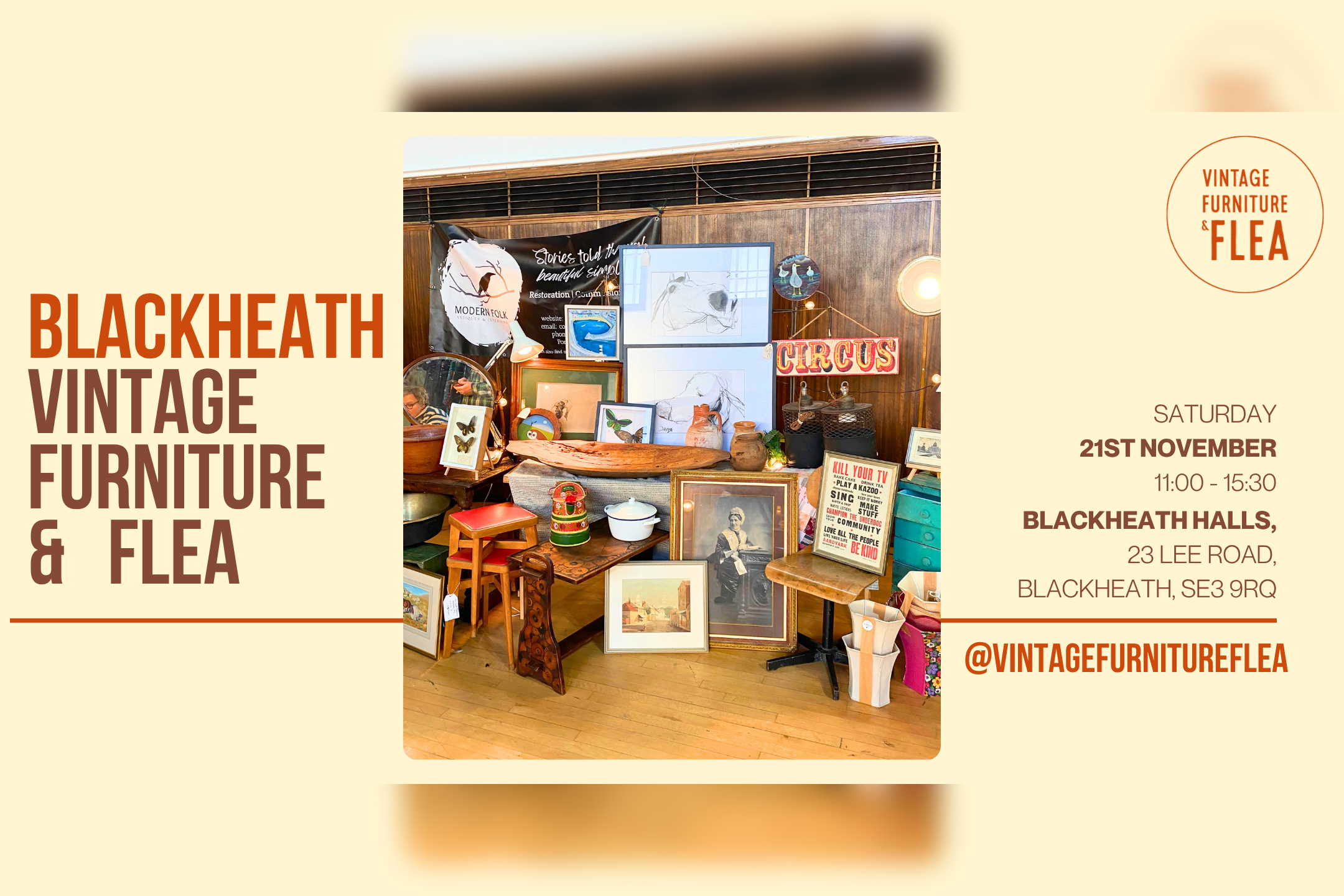 The Blackheath Vintage Furniture & Flea Market in Greater London