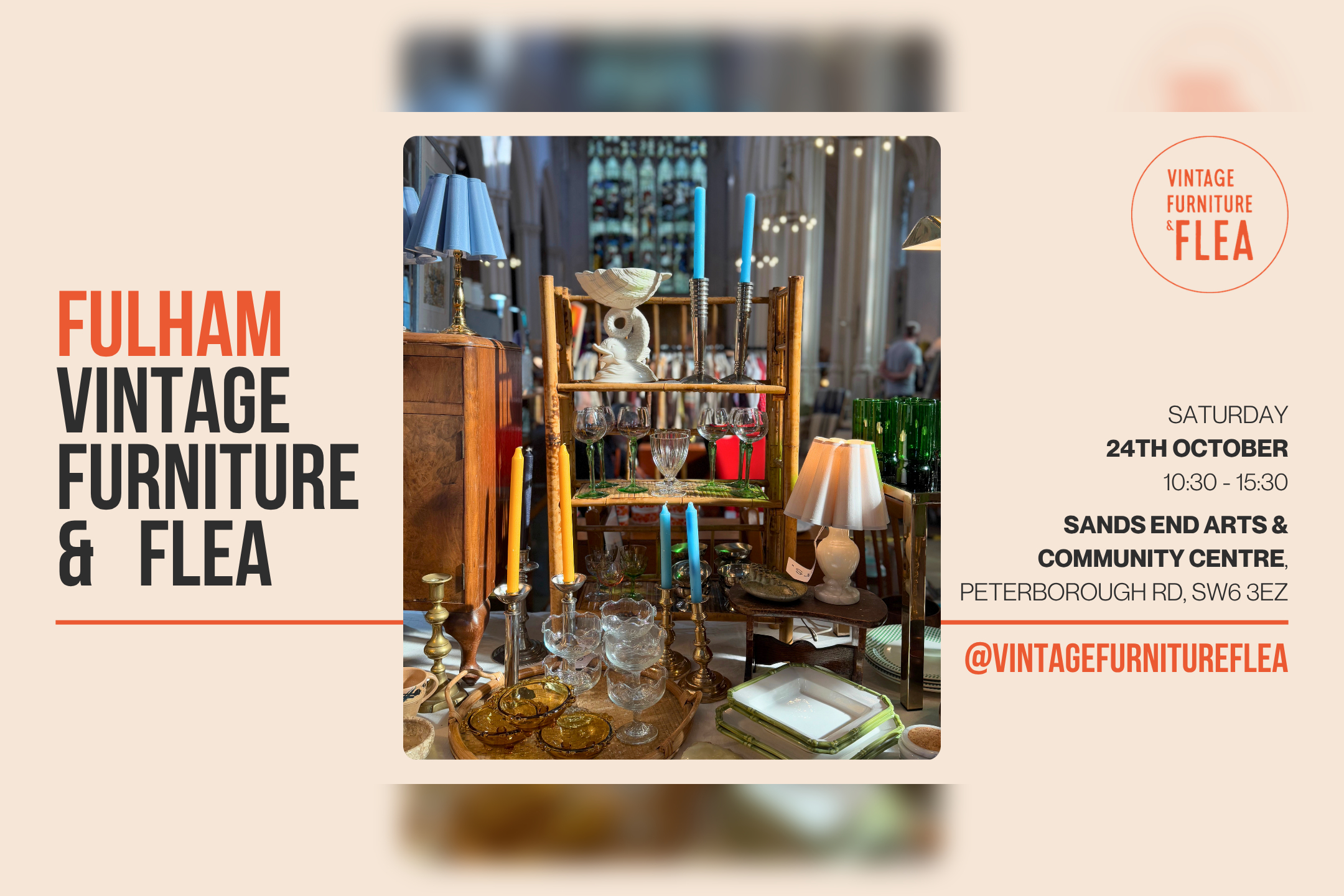 The Fulham  Vintage Furniture & Flea Market in London