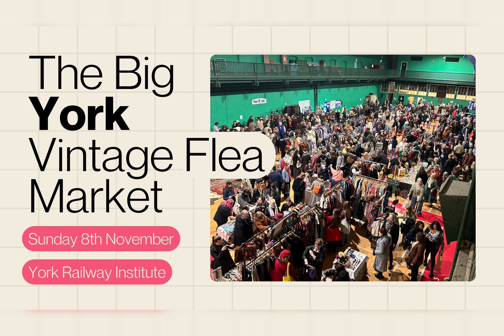 The Big York Vintage Flea Market in York