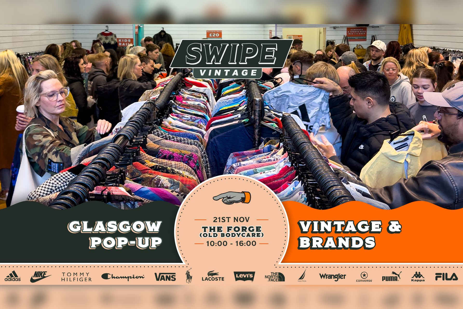 Swipe Vintage x Glasgow Kilo Sale in Glasgow