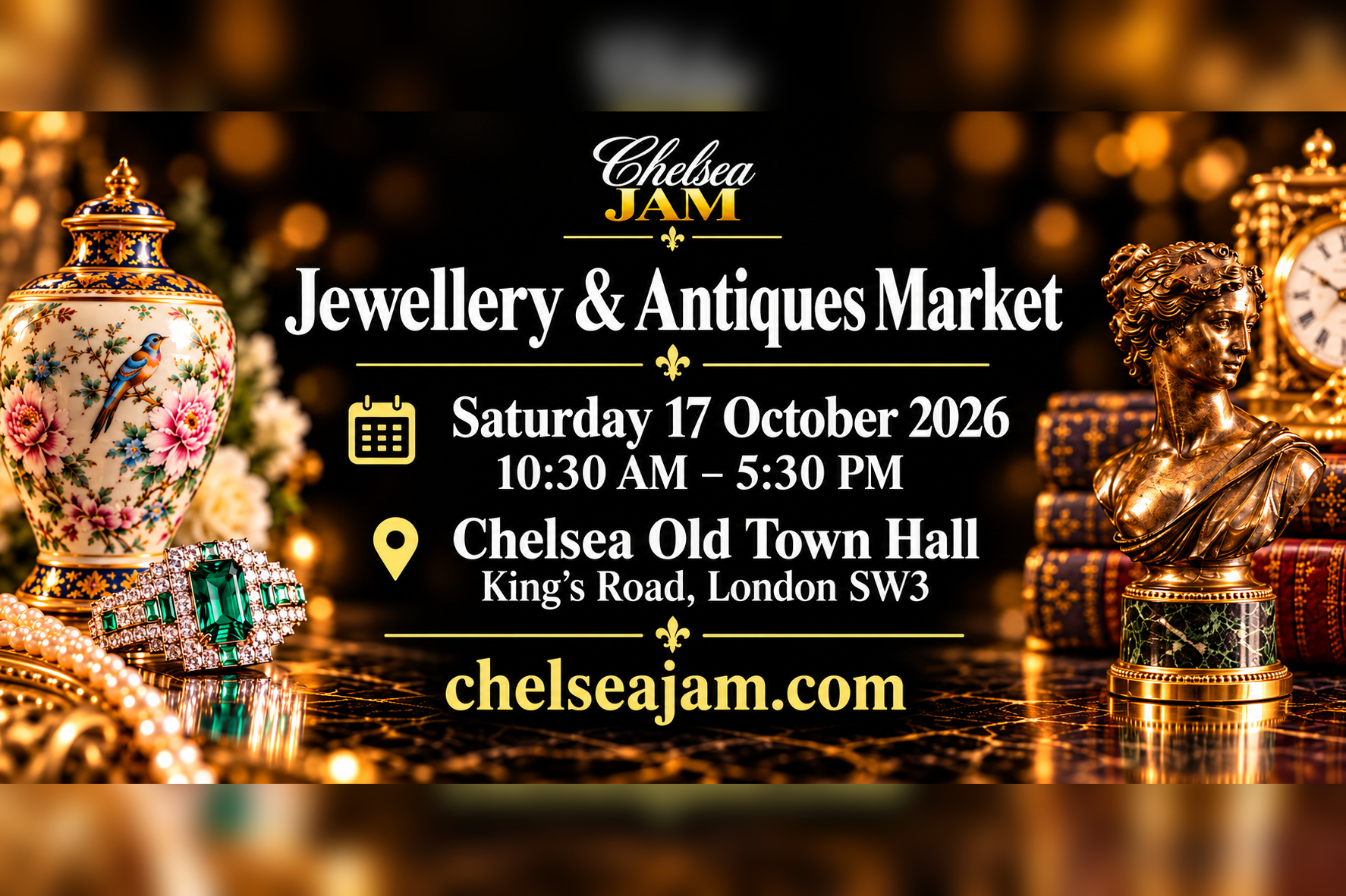 Chelsea Jewellery & Antiques Market in London