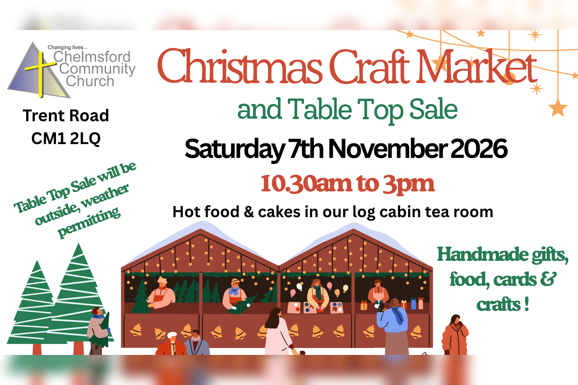 Christmas Craft Market & Table Top Sale in Chelmsford