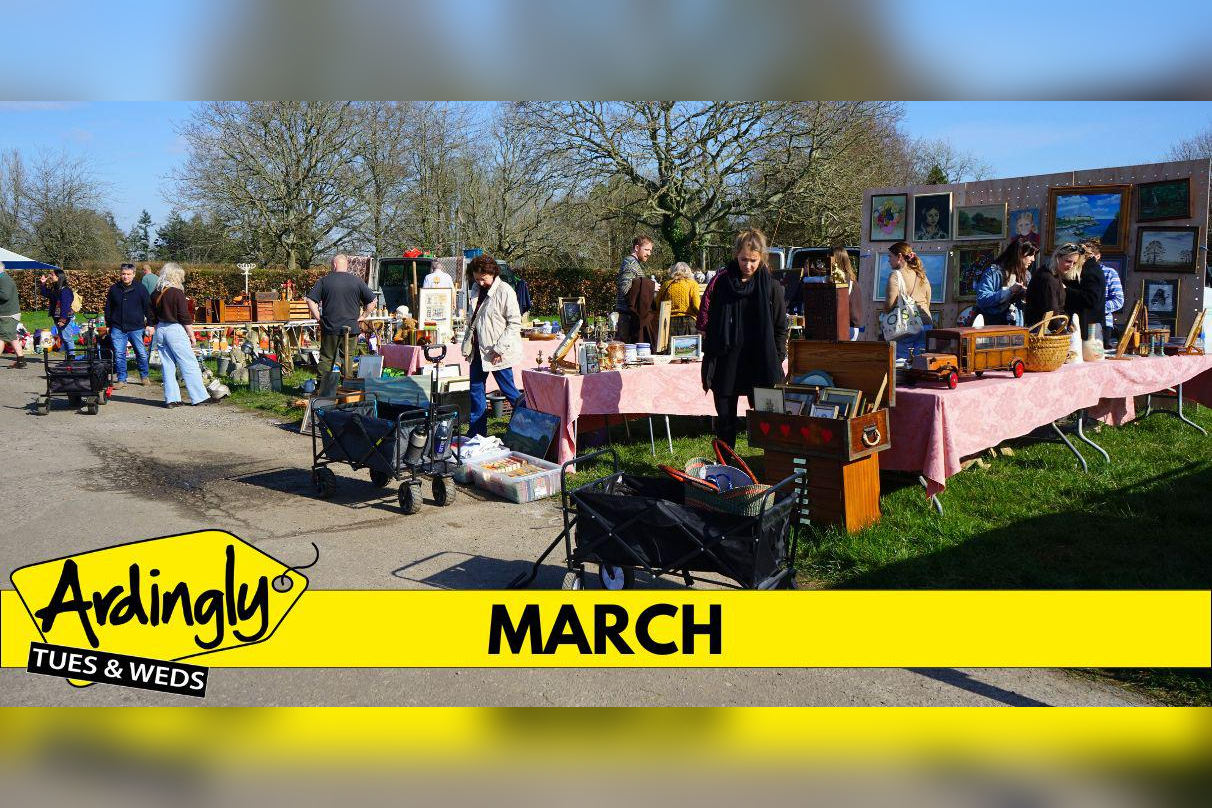 Ardingly Antiques Fair in Ardingly