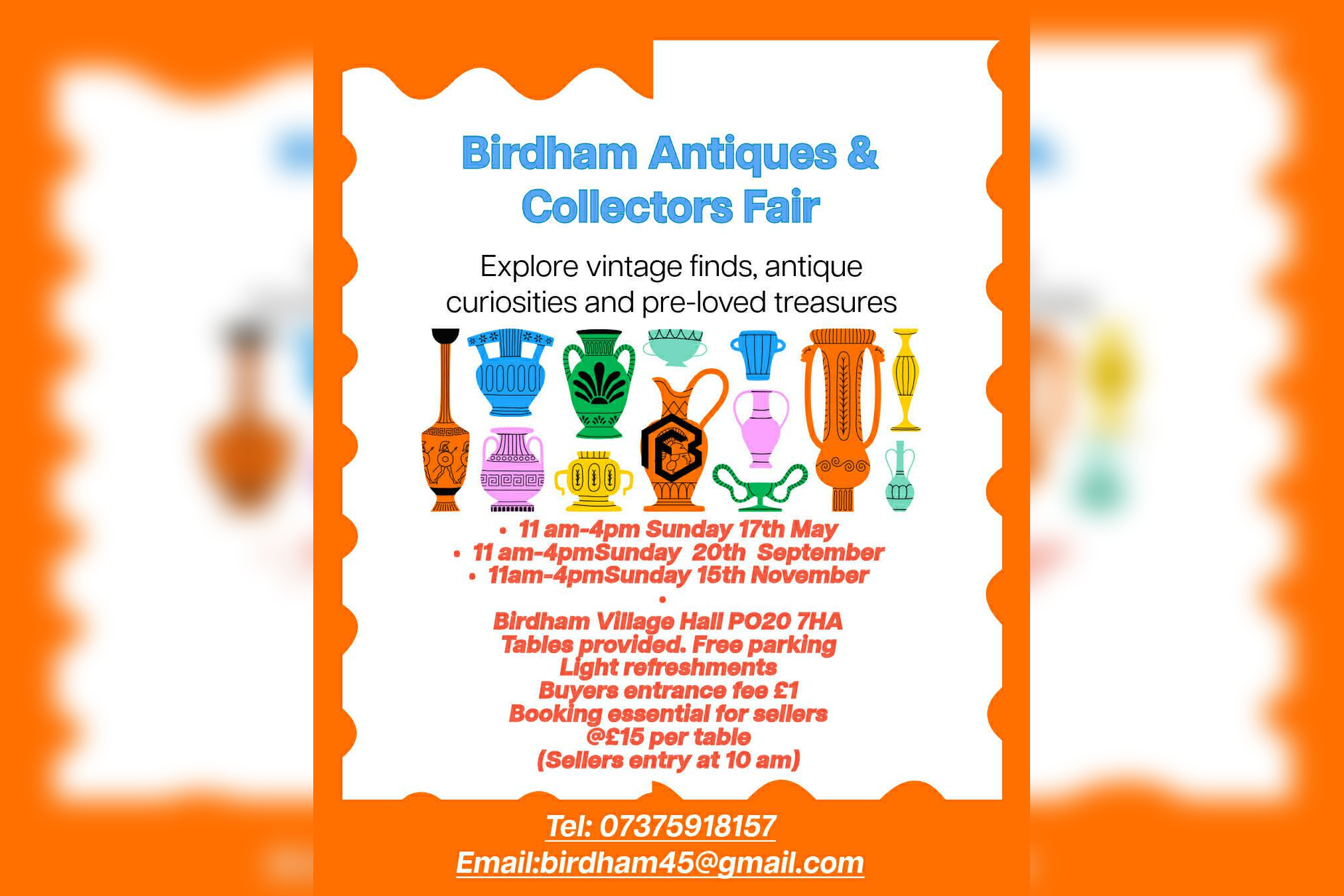 Birdham Antiques & Collectors Fair in West Sussex