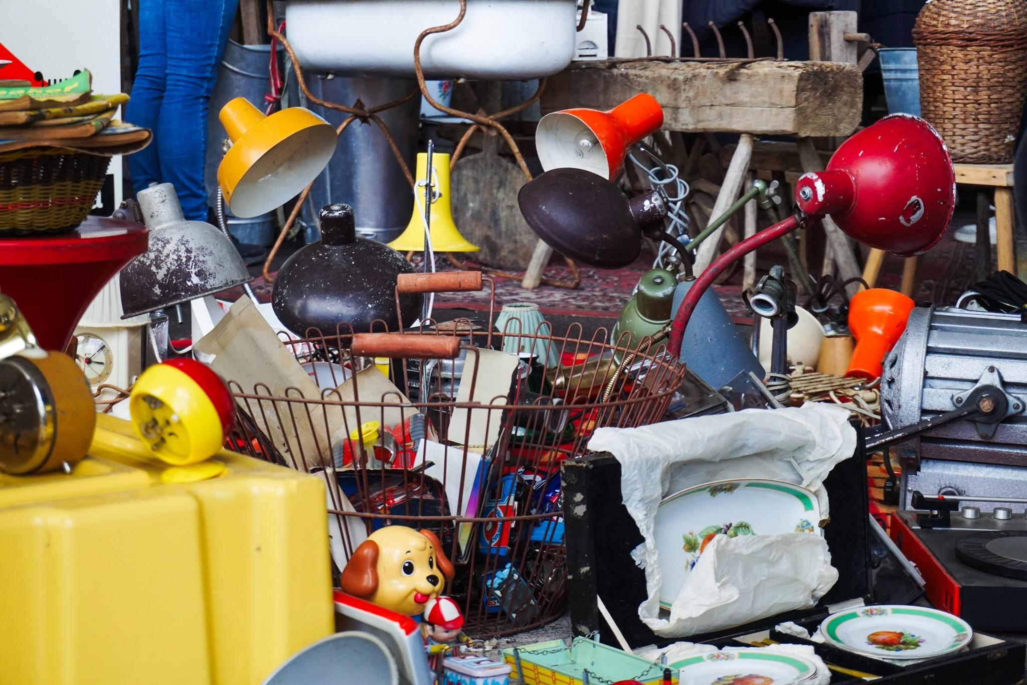 Hackney Flea Market in London