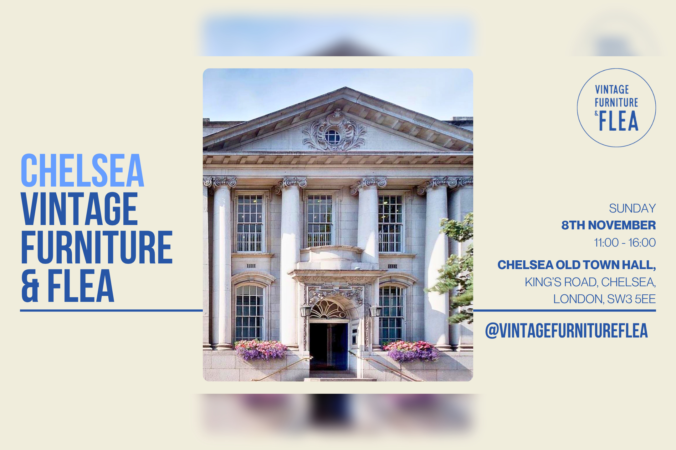 The Chelsea Town Hall Vintage Furniture & Flea Market in London