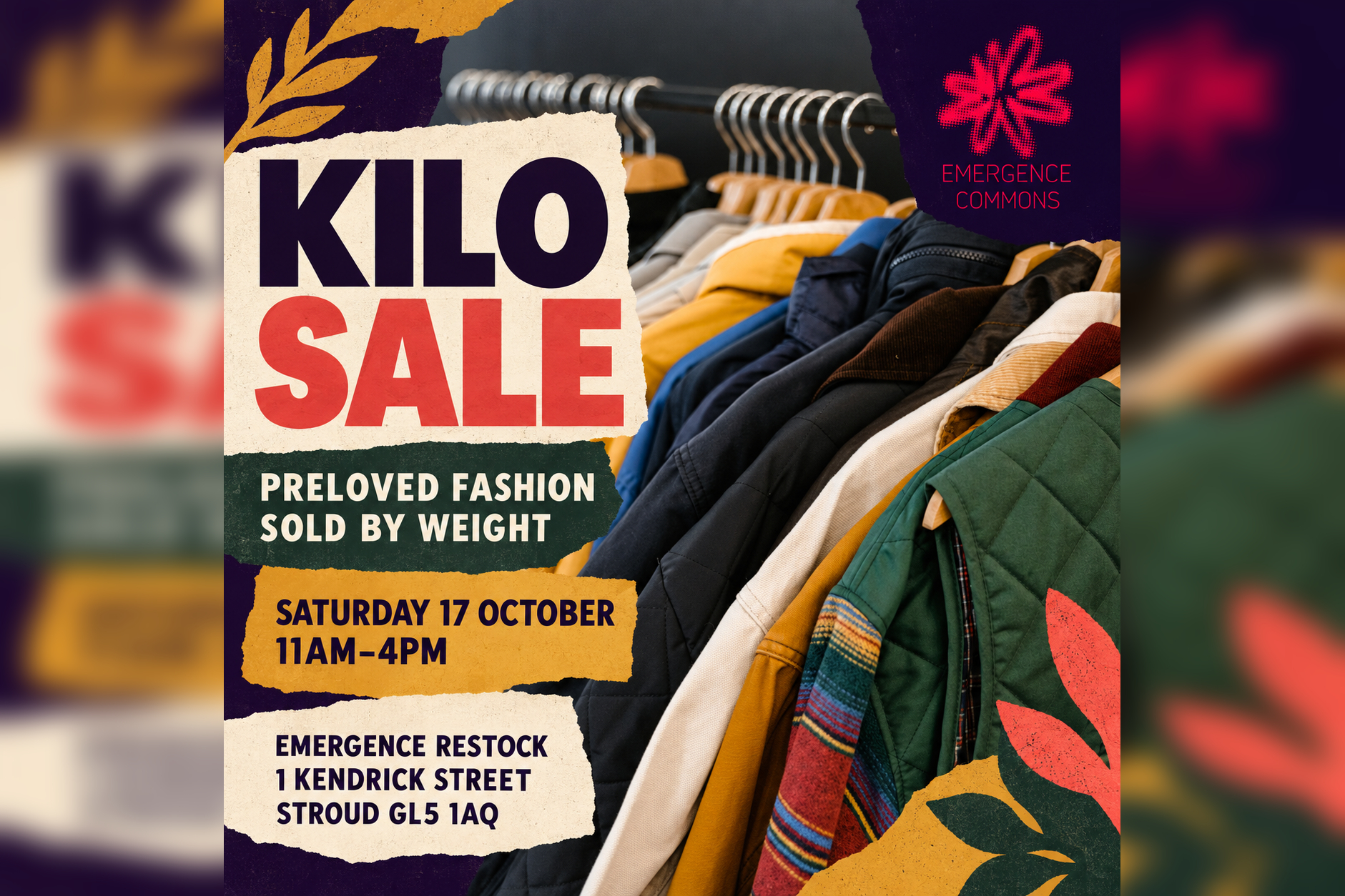 KILO SALE — Sustainable Fashion by Weight with DJ in Stroud