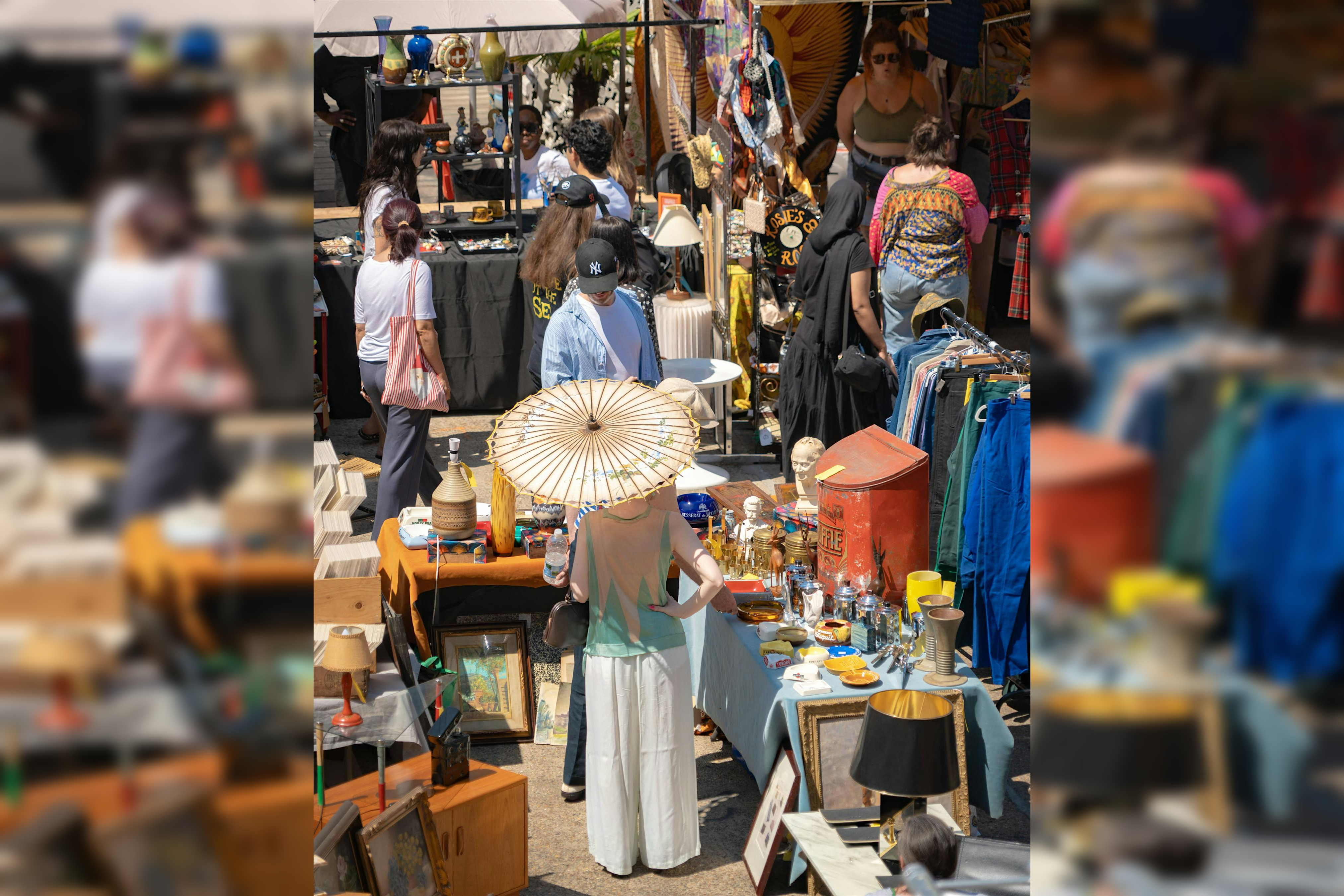 Brick Lane Flea Market in London