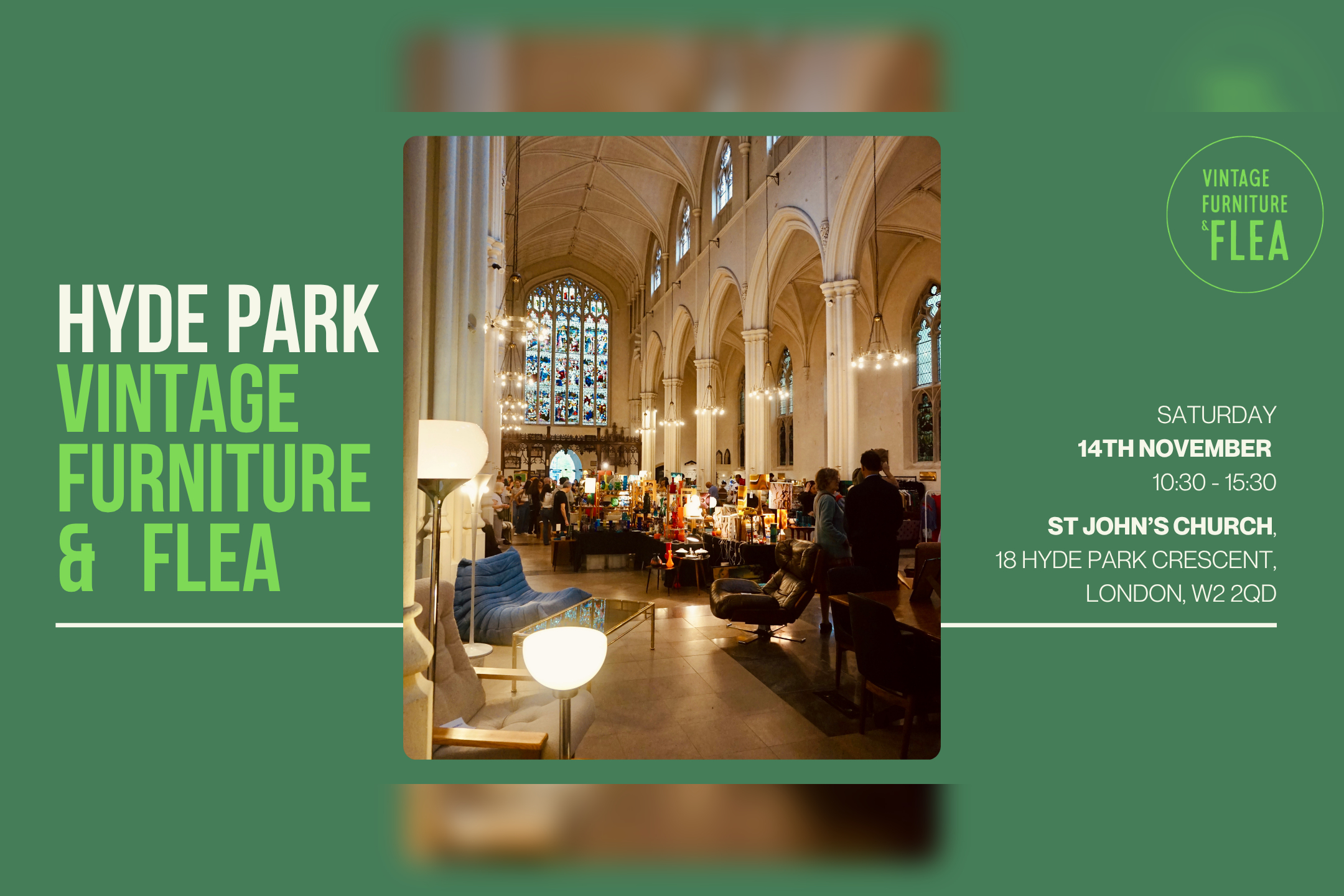 The Hyde Park Vintage Furniture & Flea Market in London