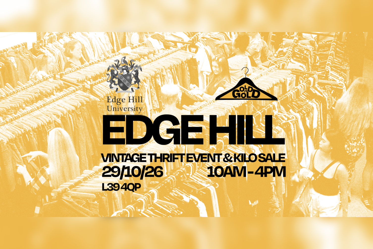 12th October - Edge Hill (UNI) BEST Kilo sale in Ormskirk