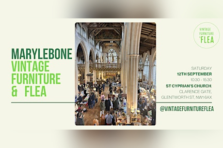 The Marylebone Vintage Furniture & Flea Market in London