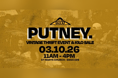3rd October - Putney's Vintage Thrift Event & Kilo Sale in London