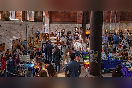 Go East Vintage Flea Weekender at Wapping Power Station in London