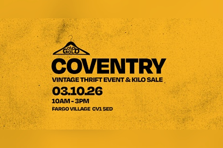 3rd October - Coventry's BEST Vintage Thrift Event & Kilo Sale in Coventry