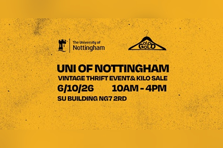 6th October - Uni of Nottingham's BEST Vintage Thrift Event & Kilo Sale in Nottingham