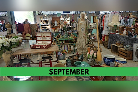 Builth Wells Antiques Fair in Wales