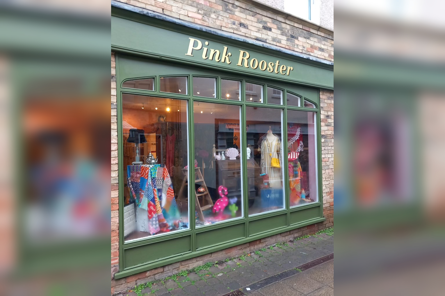 Pink Rooster in St. Neots