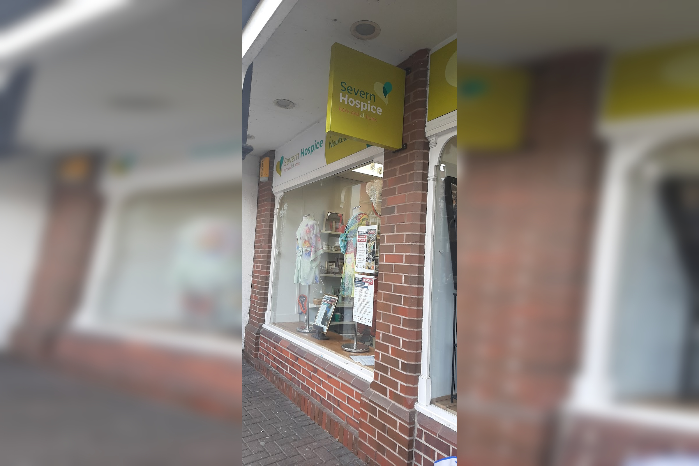 Severn Hospice Newtown Shop in Newtown