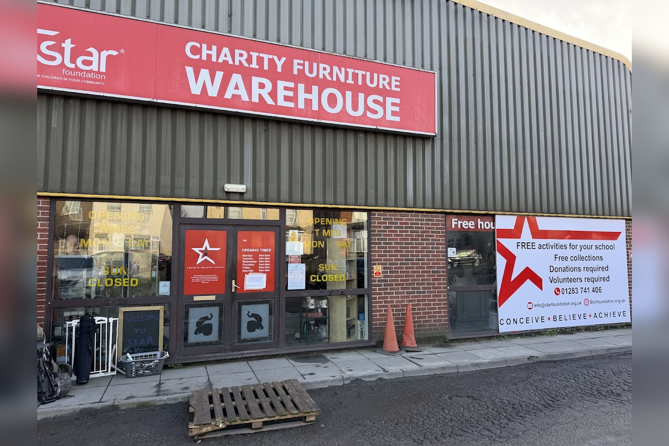 Star Foundation Furniture Warehouse in Burton on Trent