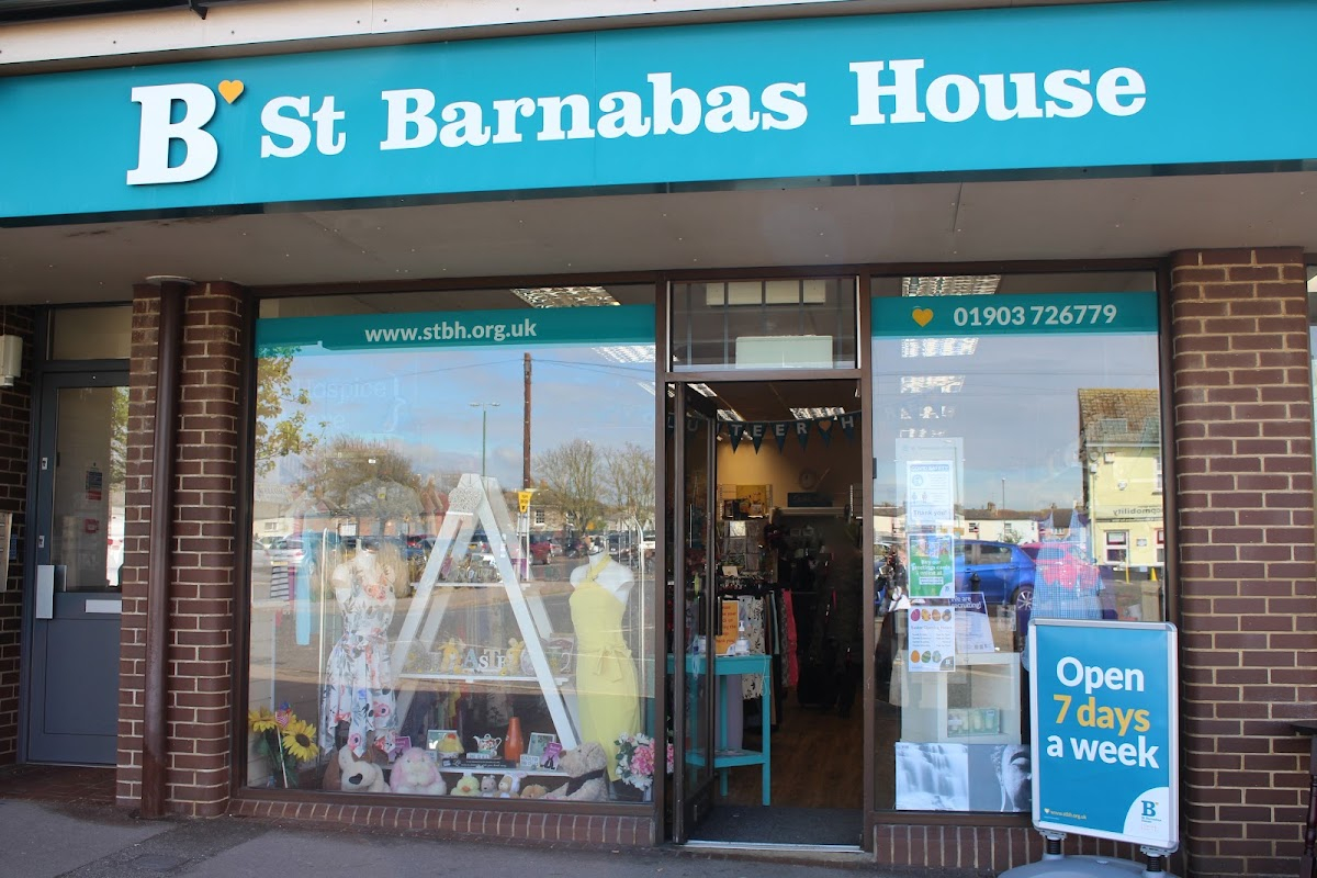 St Barnabas House Littlehampton charity shop in Littlehampton
