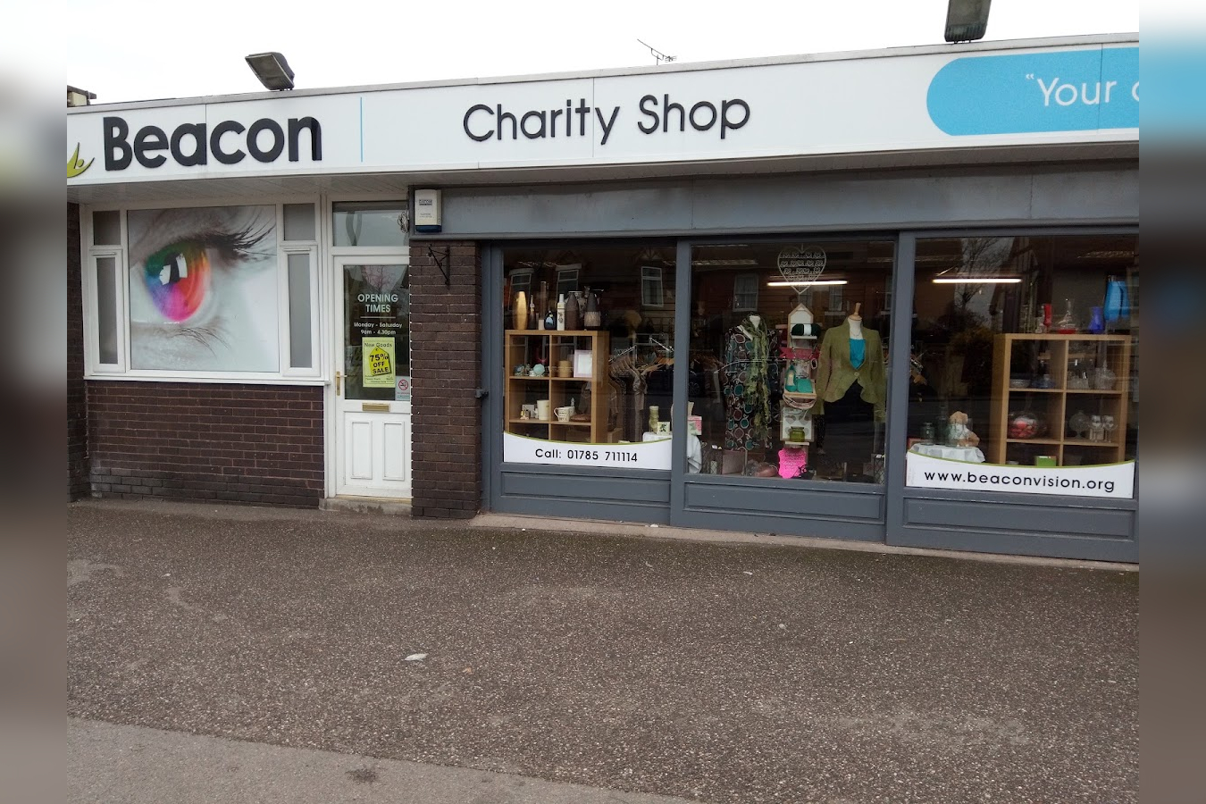 Beacon Charity Shop in Stafford