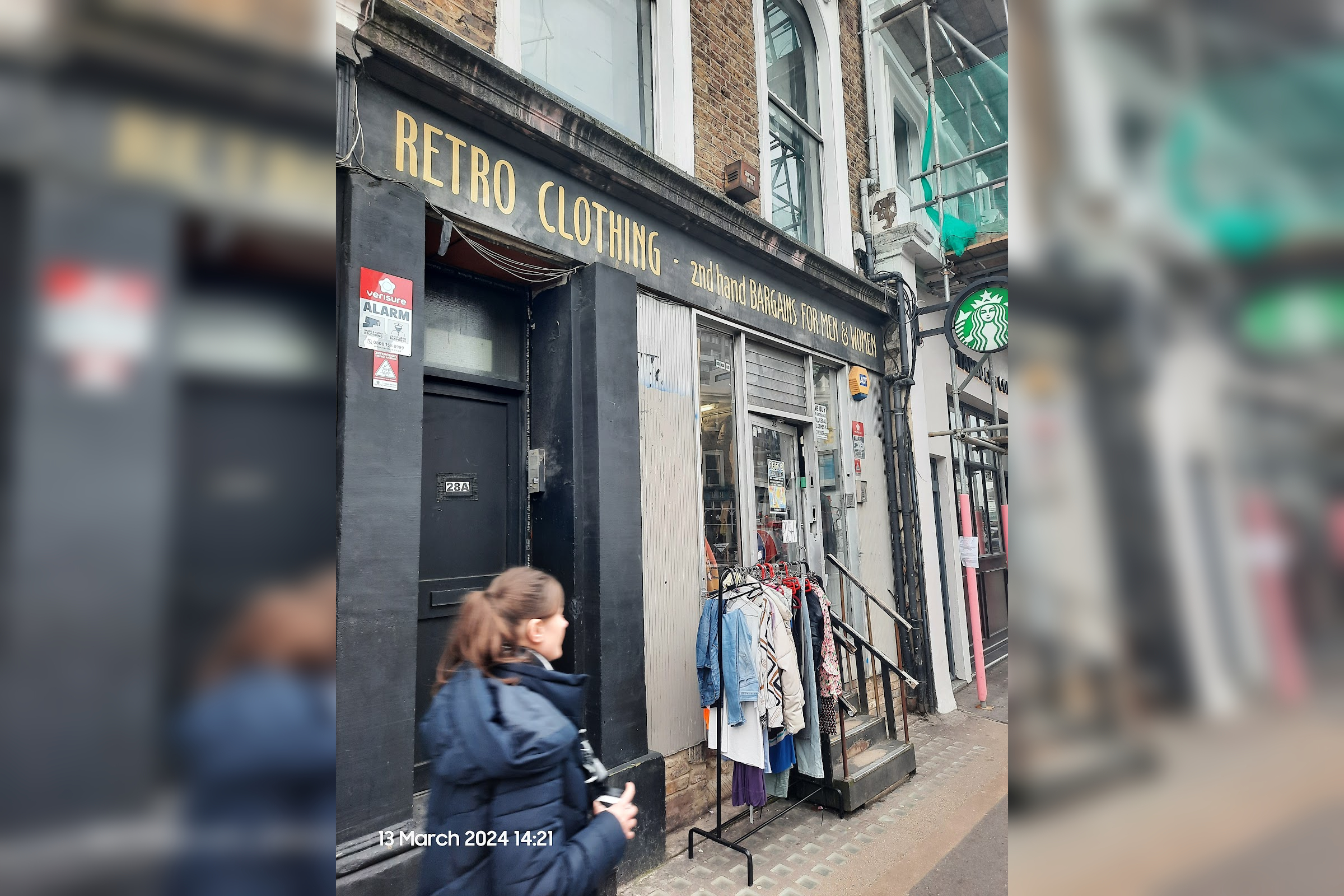 Retro Woman in London
