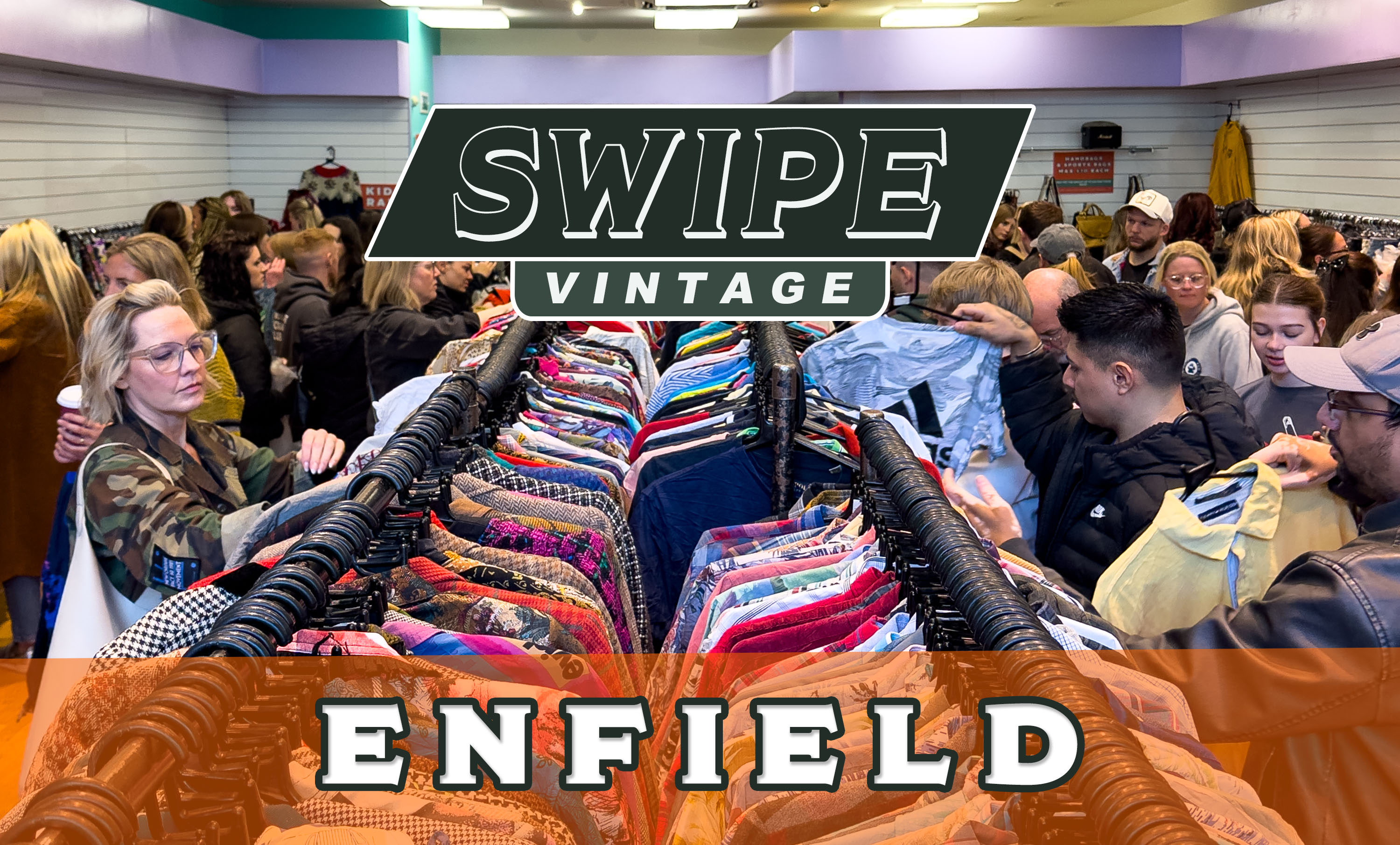 Swipe Vintage x Enfield Kilo Sale in London