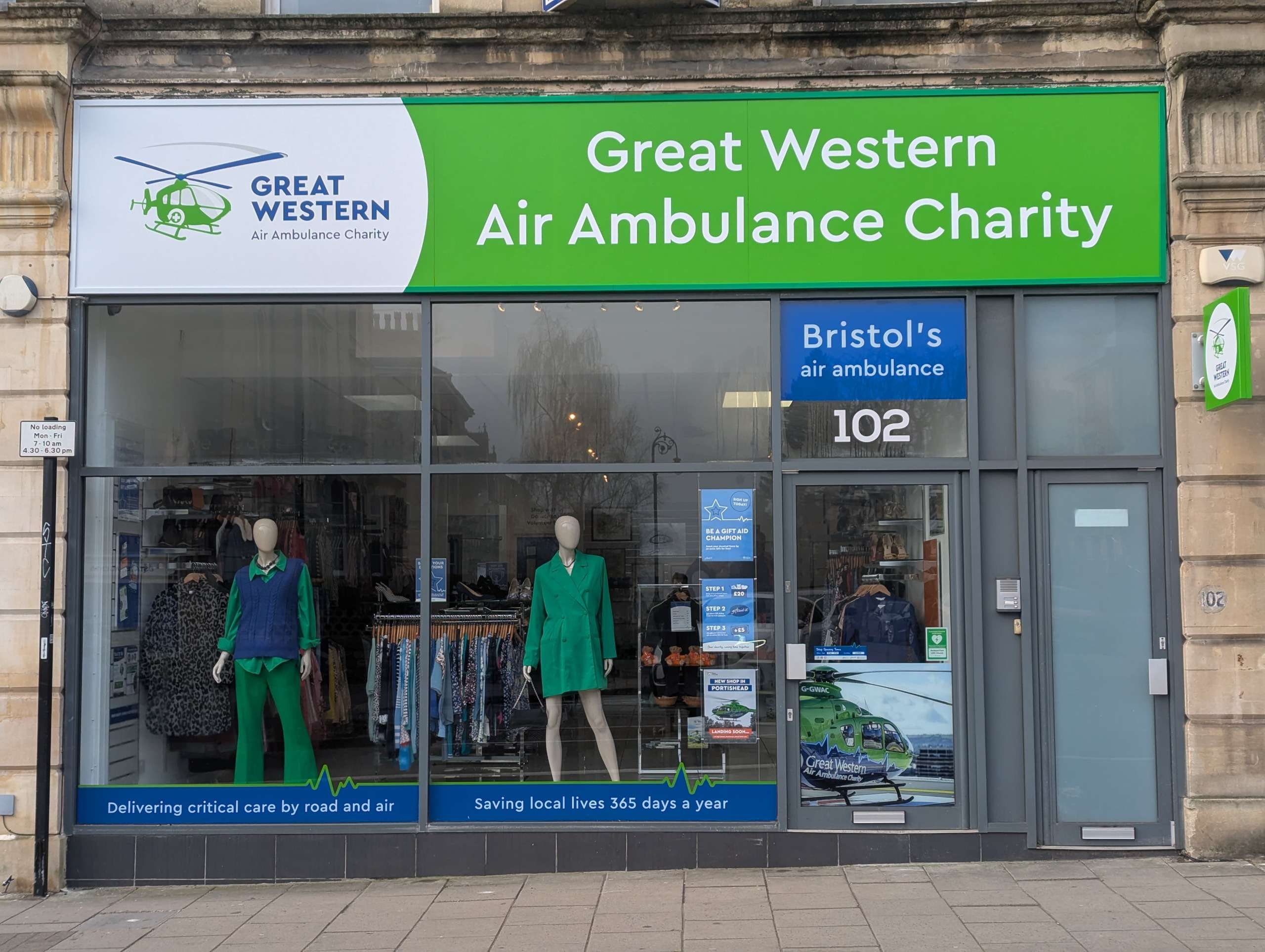 Great Western Air Ambulance Charity - Whiteladies Shop in Bristol