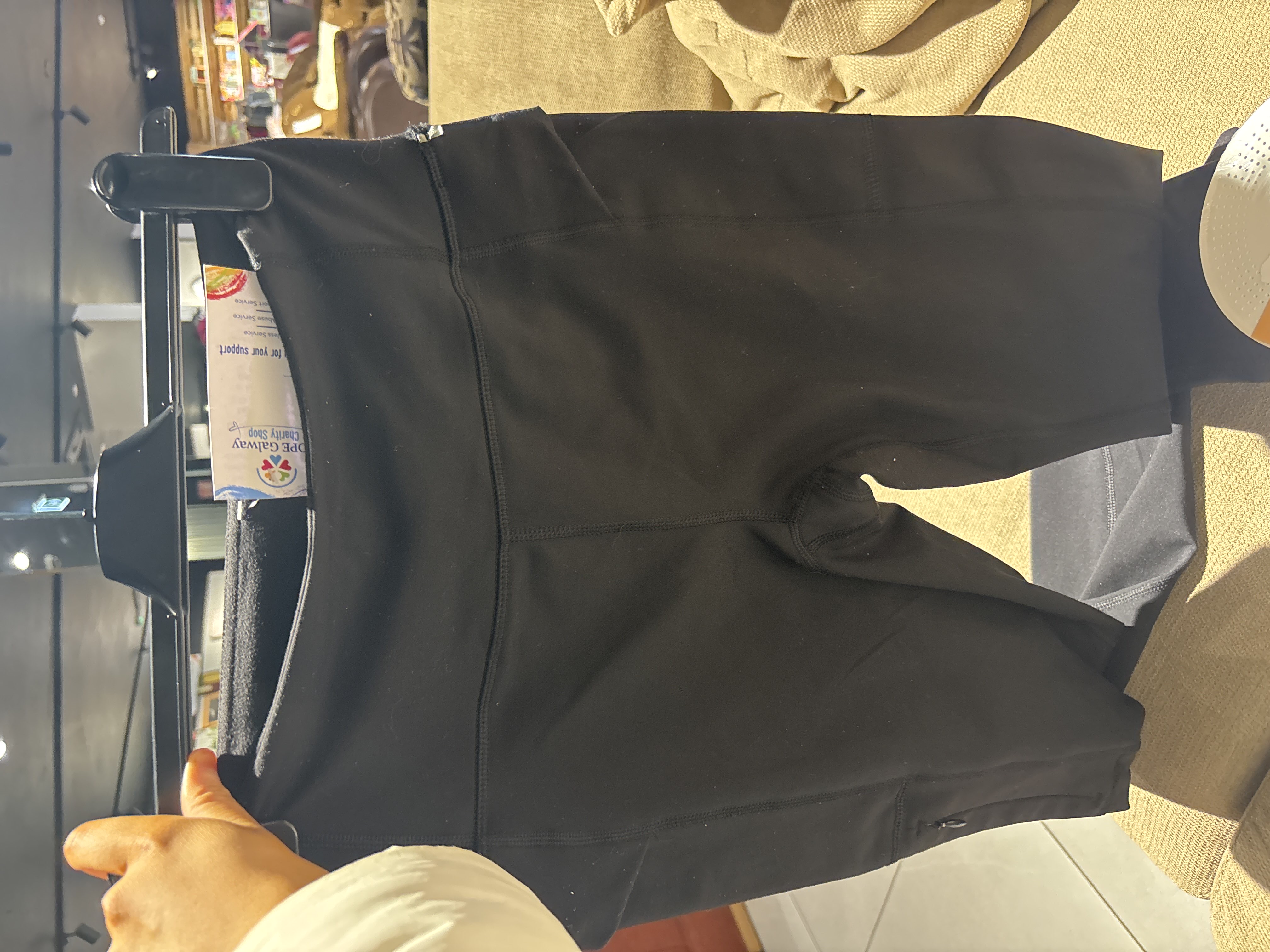 Avalanche outdoor supply company leggings bought at COPE Galway Charity Shop (Newstownsmith) for €2.00