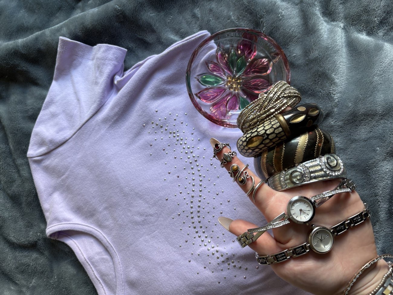 Jewellery + other bought at The Big Leeds Vintage Flea Market for £83.00