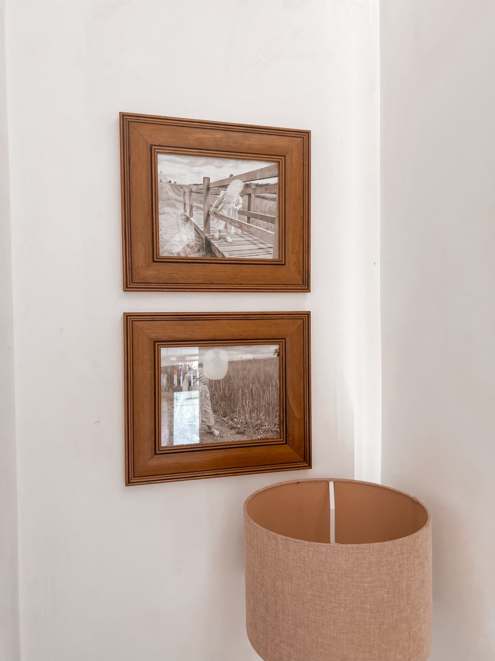 Pair of wood frames product bought at Barnardo's for £2.50