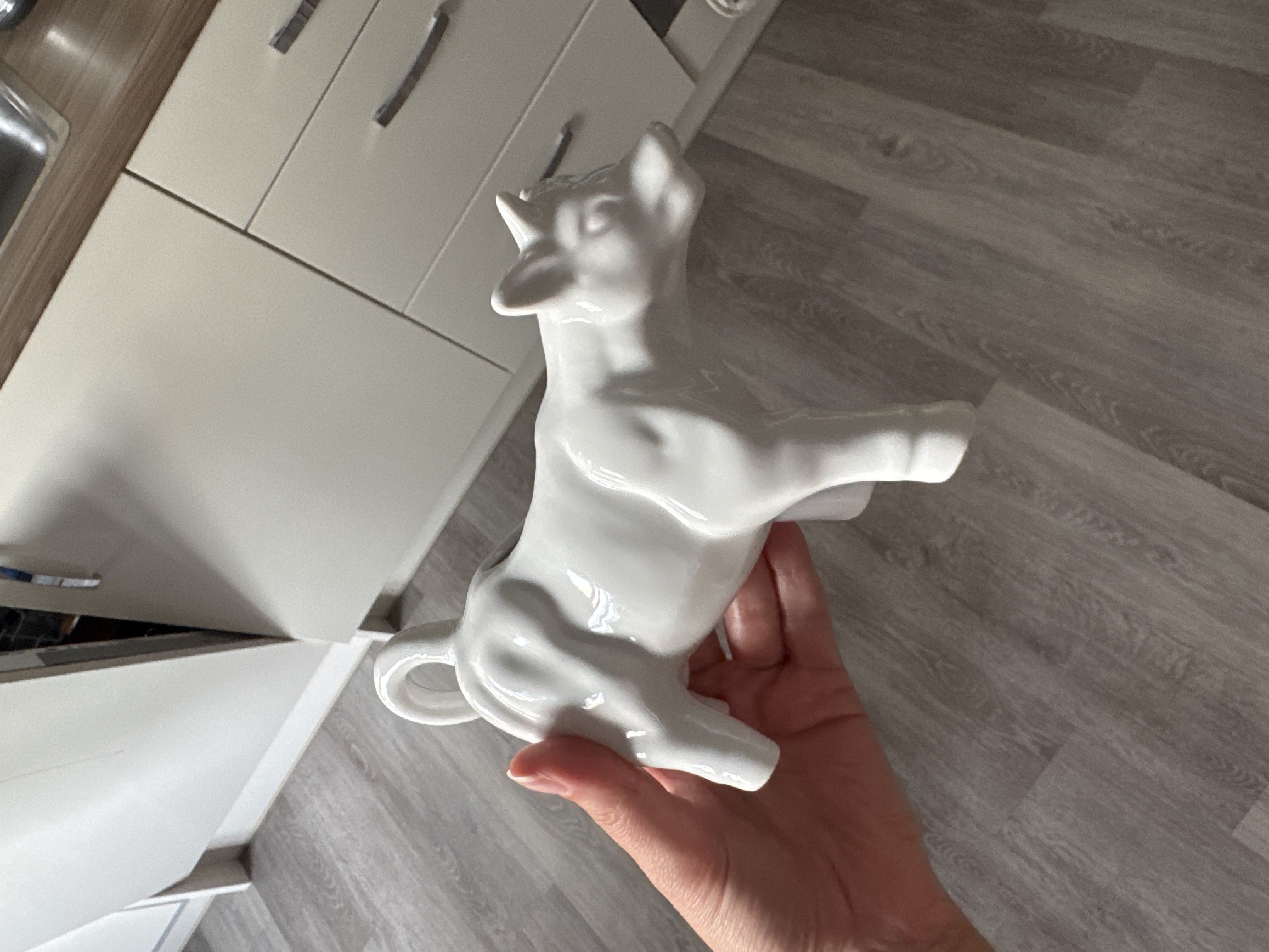 Cow creamer bought at Ampthill Antiques Emporium