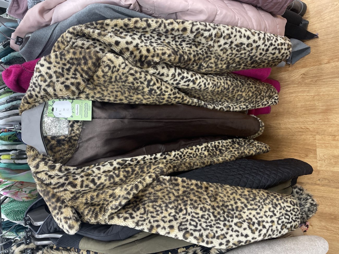 New Look Leopard Print Jacket (Size 12) product bought at Barnardo's for £4.00