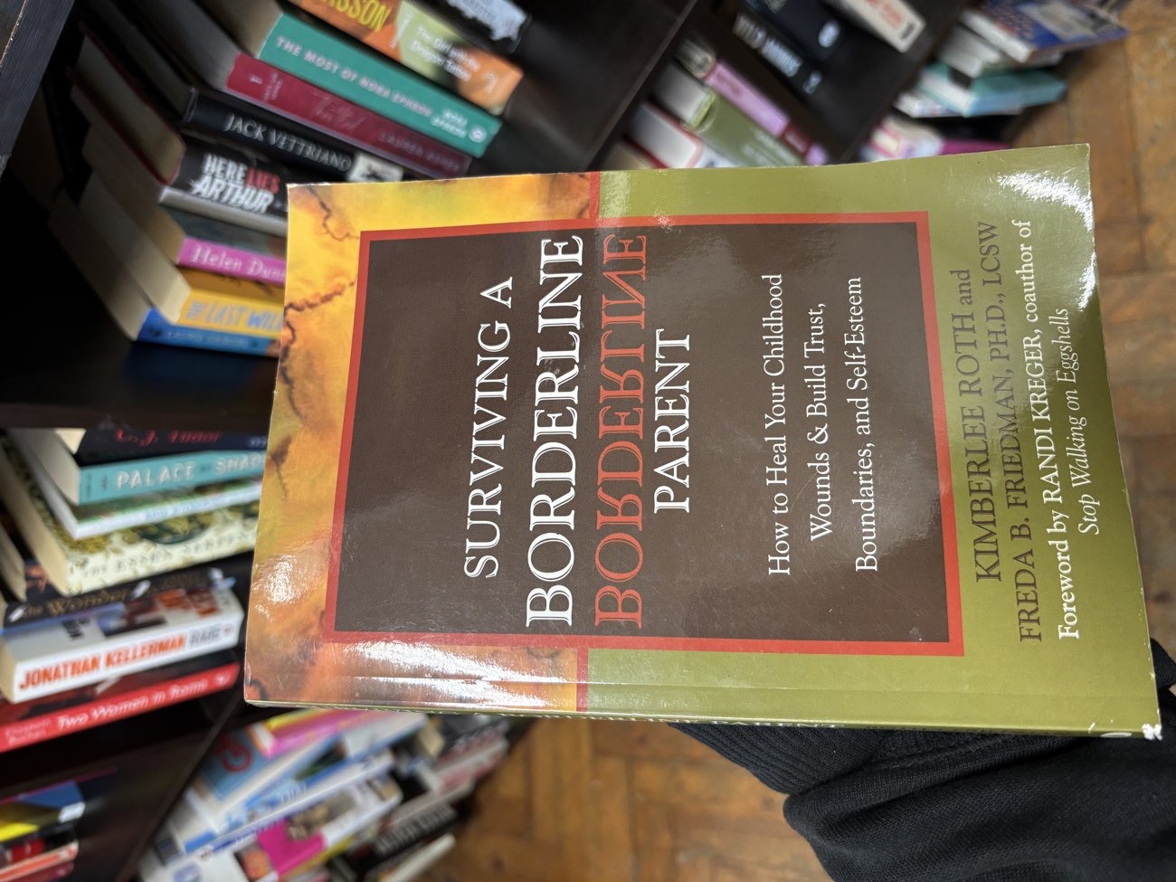 book: surviving a borderline parent bought at Wandsworth Oasis for £3.00