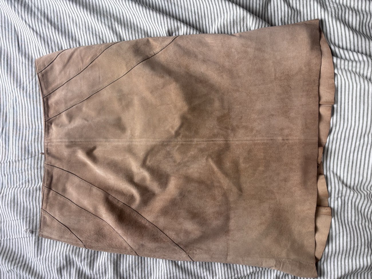 Suede midi skirt product bought at Barnardo's for £6.00
