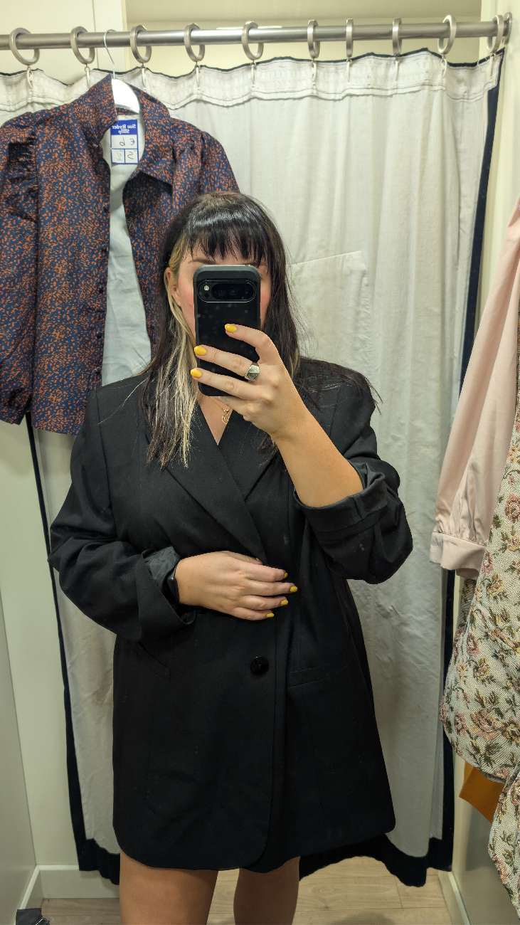 oversized blazer bought at Sue Ryder Ireland for €8.00