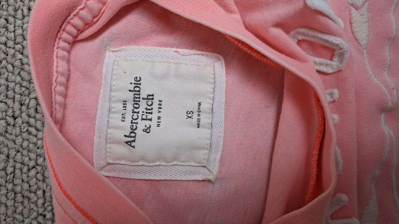 Pink abercrombie and fitch top! product bought at Lewis-Manning Hospice for £4.00