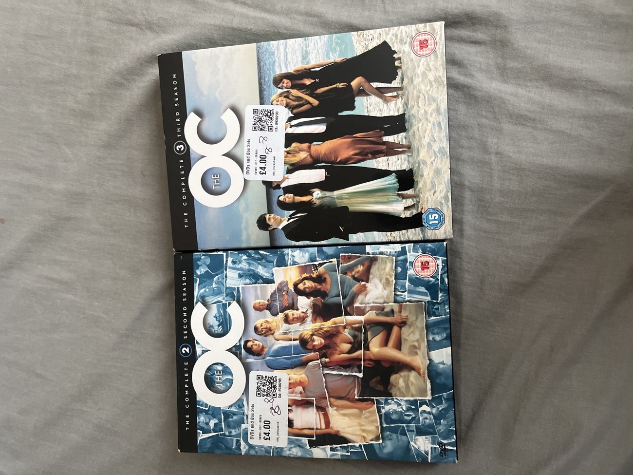 seasons 2&3 of the oc!!! on dvd bought at British Heart Foundation for £8.00