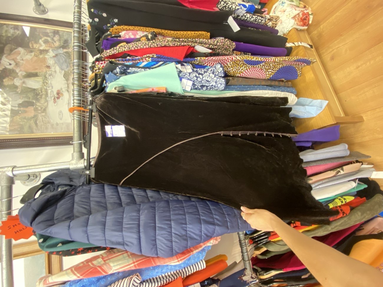 Per Una velvet skirt bought at Sue Ryder Ireland - Charity Shop Sundrive for Β£6.00