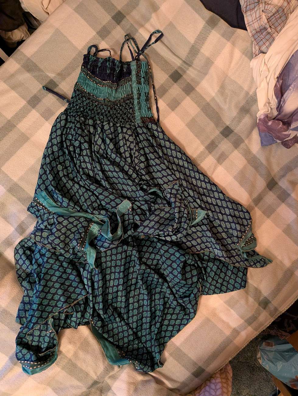 Hippie dress bought at Farplace Animal Rescue
