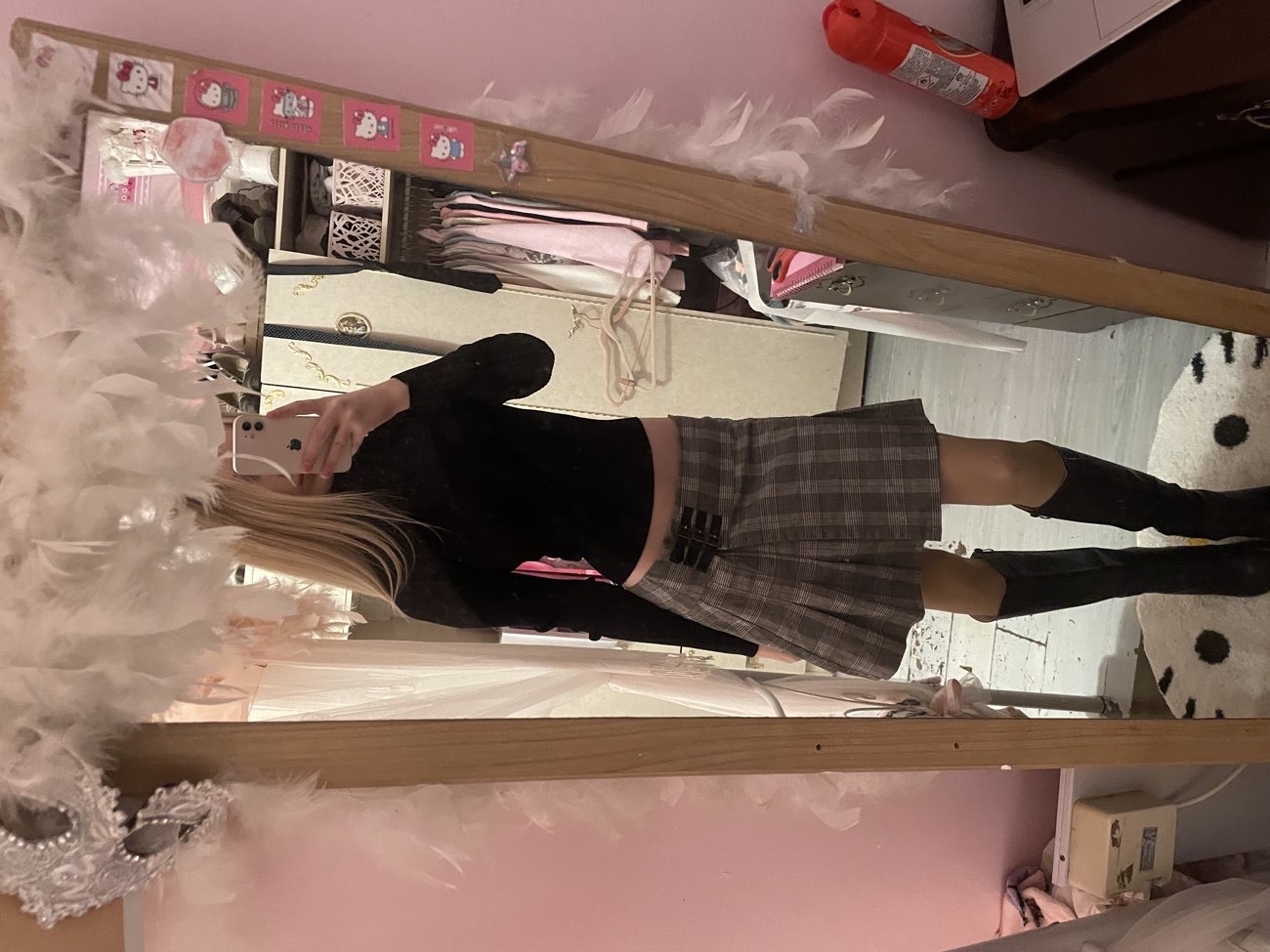 mim kilt, absolutely obsessed product bought at Angies Attic for €5.00