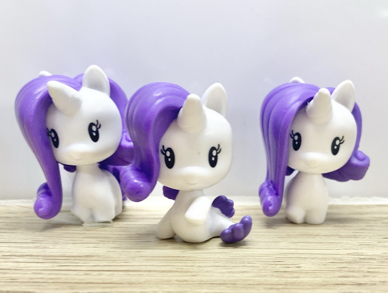 My Little Pony "Rarity" figures (Cutie Mark Crew) bought at Oxfam Shop for £1.99