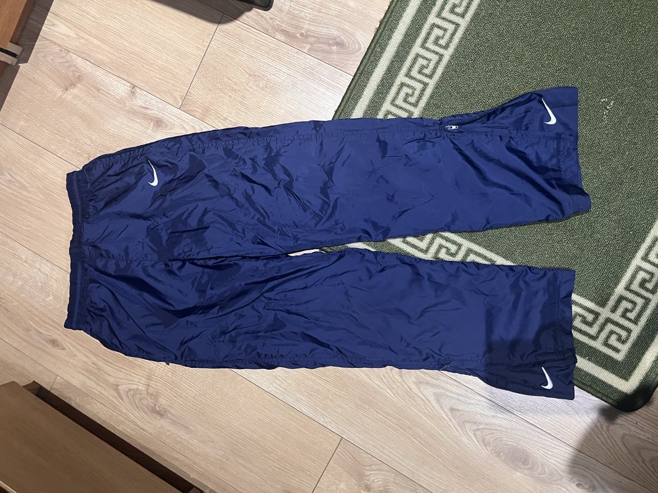 Vintage 94-99 white label nike track bottoms bought at Moss End Car Boot Sale for £1.00