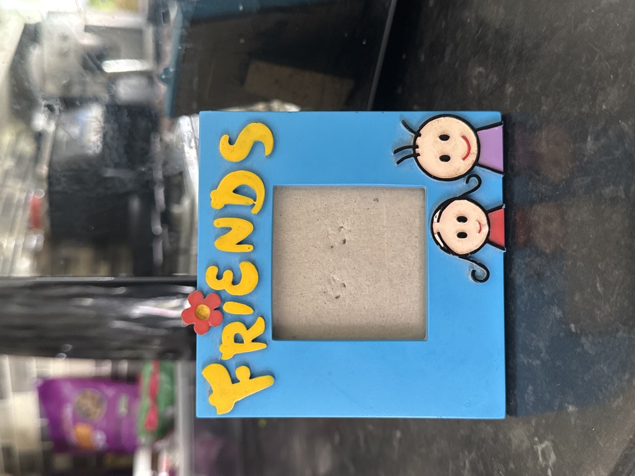 Friends photo frame bought at Big C Charity Shop for £1.50