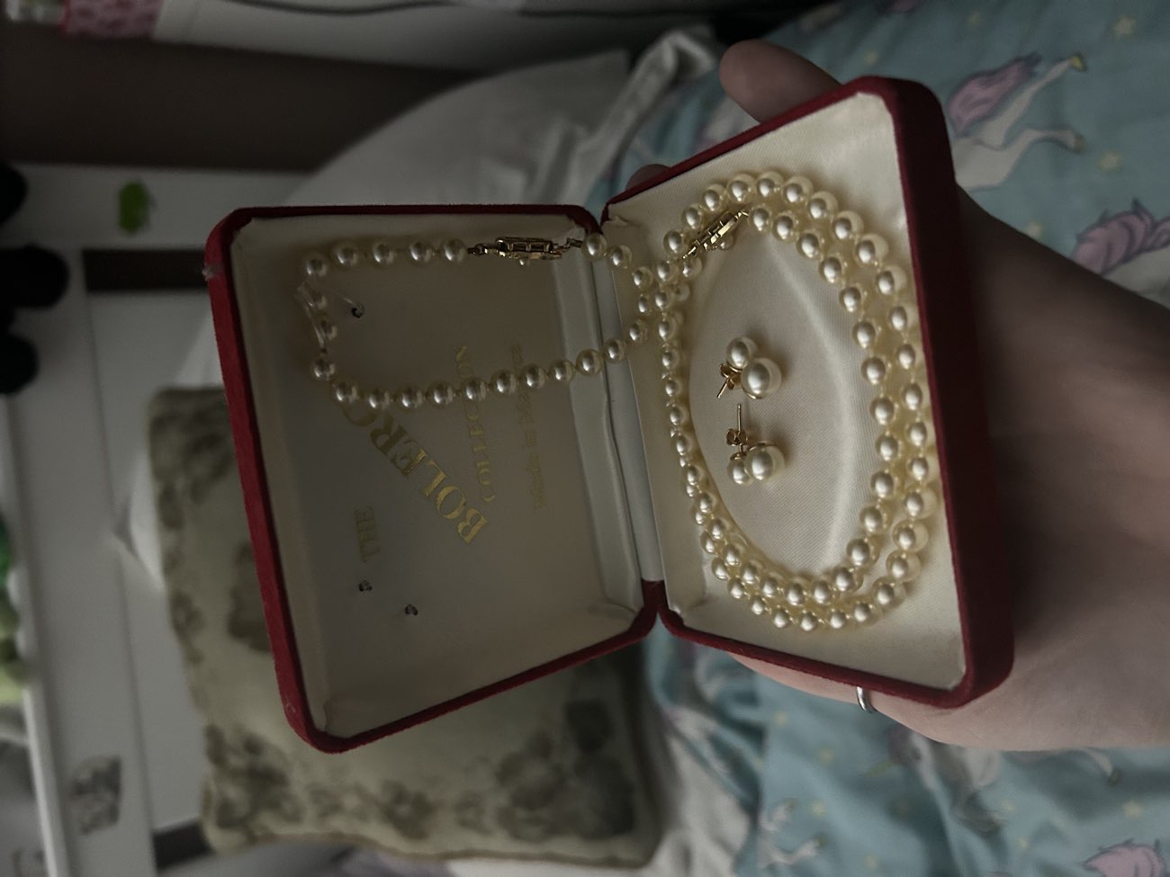 Bolero Vintage(?) Pearl Jewellery Set bought at Cancer Research UK for £12.75