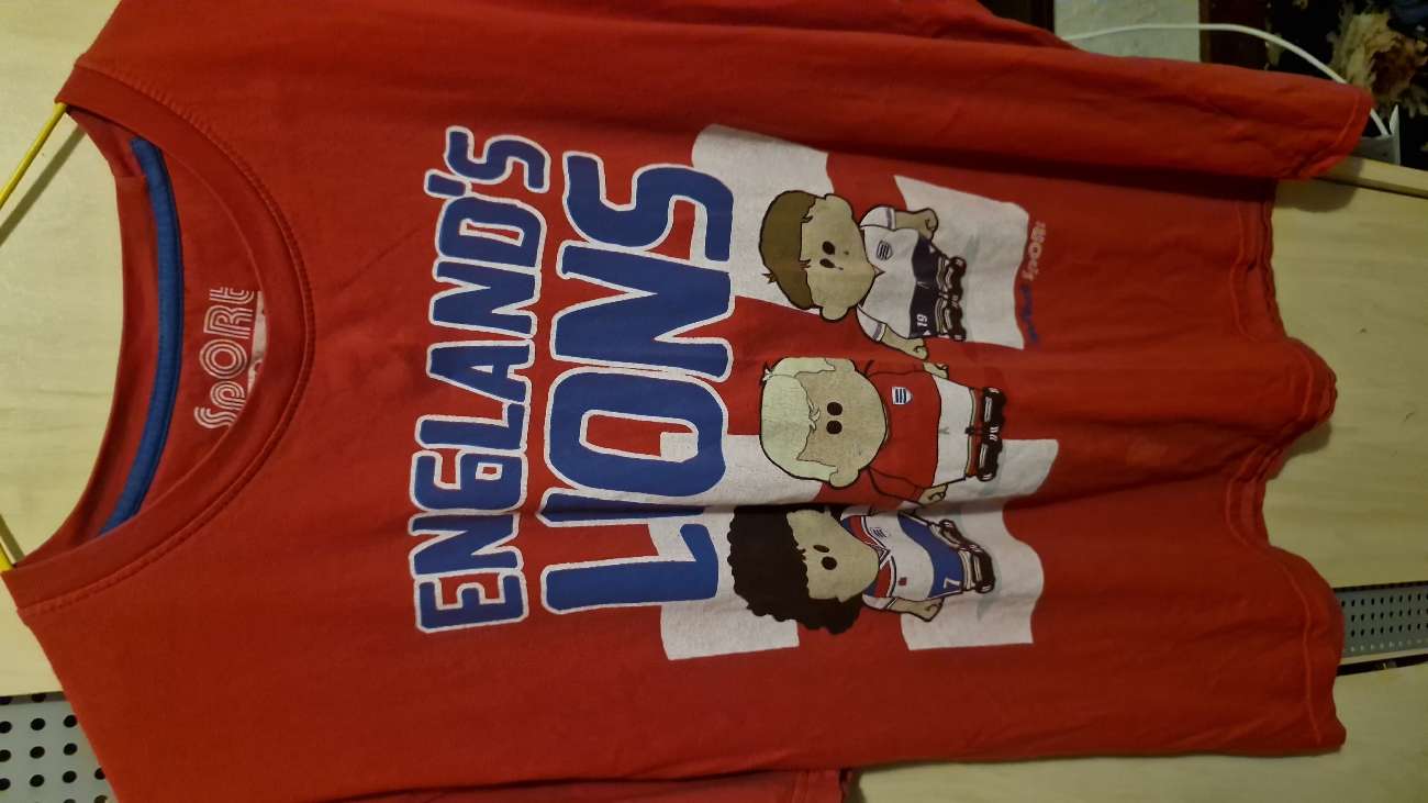 England's Lion Limited Edition 1990's collectors shirt bought at Nutts Corner Sunday Market for £2.50